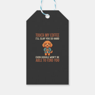 Lustiger Cockapoo Kaffeeliebhaber Geschenkanhänger