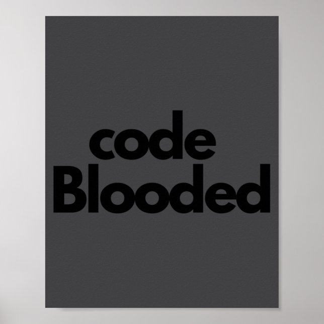 Lustiger Coder Computerprogrammierer  Poster (Vorne)