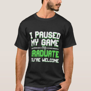 Lustiger College- oder High-School-Gamer-Abschluss T-Shirt