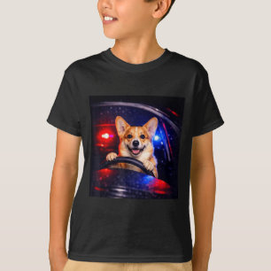 Lustiger Corgi-Fahr-Meme-Hund fährt Auto T-Shirt