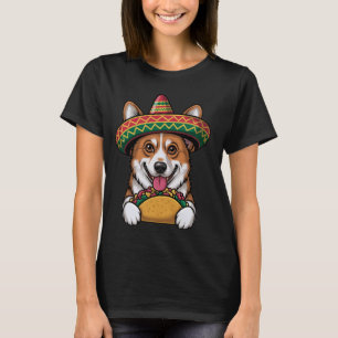 Lustiger Corgi Taco Corgi Hund Lustiger Hunde Lieb T-Shirt