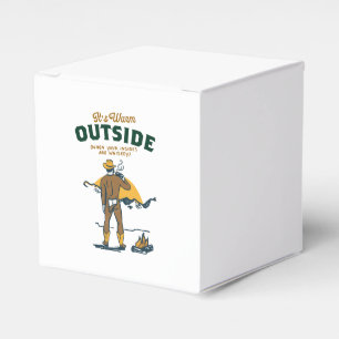Lustiger Cowboy, der Whiskey trinkt Geschenkschachtel