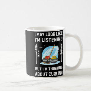 Lustiger Curling-Fan Ich sehe vielleicht so aus, a Kaffeetasse