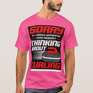 Lustiger Curling-Spieler Sport Curler Geschenk T-Shirt