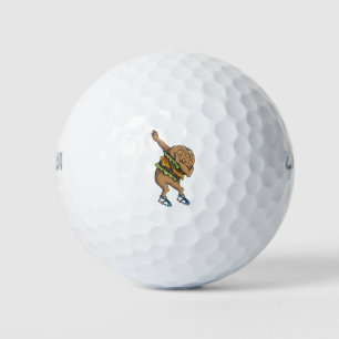 lustiger Dabbing-Burger Golfball