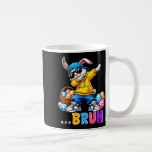 Lustiger Dabbing-Hase Bruh Frohe Ostern-Shirts für Kaffeetasse