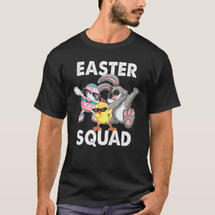 Lustiger Dabbing-Hase-Ei-Huhn-Oster-Team Kinder  T-Shirt
