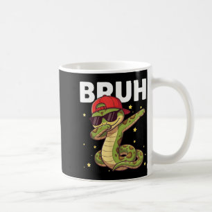 Lustiger Dabbing-Schlange Kinder Jungen Reptilienl Kaffeetasse