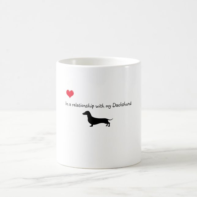 Lustiger Dachshund-Becher Kaffeetasse (Mittel)
