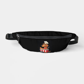 Lustiger Dachshund Hund Hotdog Sandwich Weenie Wur Bauchtasche