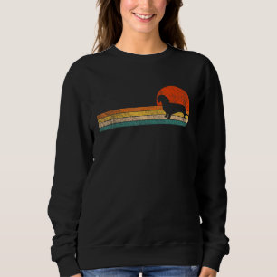 Lustiger Dachshund-Hundebesitzer Wiener Retro Vint Sweatshirt