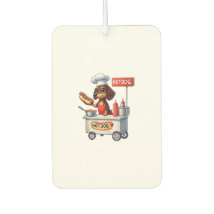 Lustiger Dachshund Wurst Hund Weenie Hotdog Sandwi Autolufterfrischer