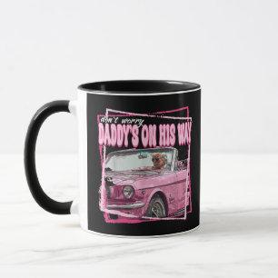 Lustiger Daddy's Home Trump Pink 2024 Holt Amerika Tasse