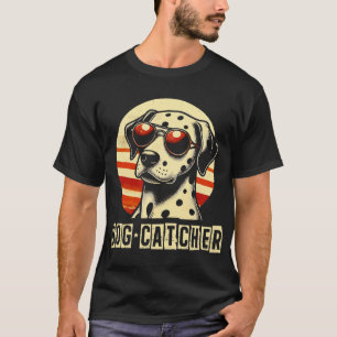 Lustiger Dalmatiner-Hundehalter-Halloween-Kostüm T-Shirt