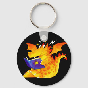 Lustiger das Halloween-Drache des Kindes Schlüsselanhänger
