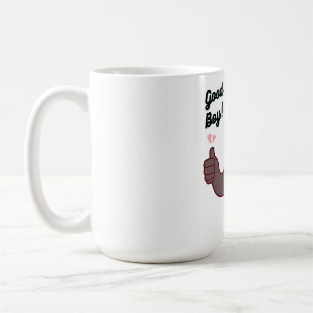 Lustiger Daumen Hoch Panda Meme Kaffeetasse (Links)