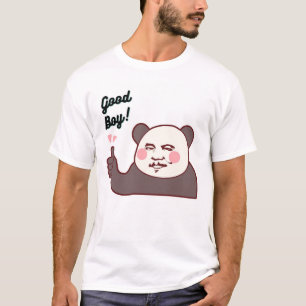 Lustiger Daumen Hoch Panda Meme T-Shirt