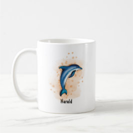 Lustiger Delfin Kaffeetasse