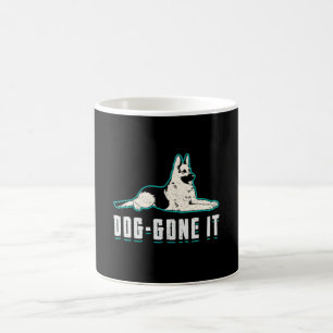 Lustiger Deutscher Schäferhund-Hund ist weg Hunde Kaffeetasse