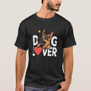 Lustiger Deutscher Schäferhund-Hundefreund Süßer T T-Shirt