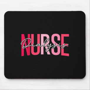 Lustiger Dialyse-Krankenschwester Nephrologie-Pfle Mousepad