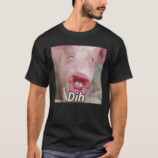lustiger dih Gehirnverrottung Gen Z Humor Schweine T-Shirt
