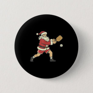 Lustiger Dinking Weihnachtsmann Pickleball Weihnac Button