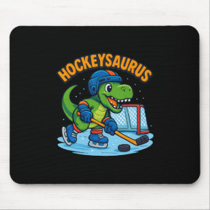 Lustiger Dinosaurier-Eishockey für Kinder Hockeysa Mousepad