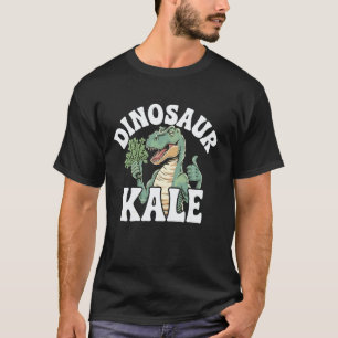 Lustiger Dinosaurier Grünkohl Roh Vegan Grüne Gemü T-Shirt