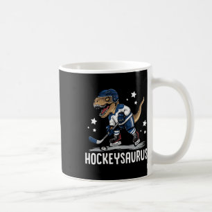 Lustiger Dinosaurier-Hockey-Kinder-Hockey-Junge Ho Kaffeetasse