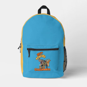 Lustiger Dinosaurier Kunstlehrer Kreativer Klassen Bedruckter Rucksack