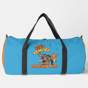 Lustiger Dinosaurier Kunstlehrer Kreativer Klassen Duffle Bag