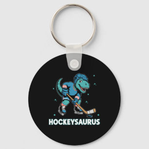 Lustiger Dinosaurier Trex Hockey Kinder Hocke Hock Schlüsselanhänger