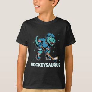 Lustiger Dinosaurier Trex Hockey Kinder Hocke Hock T-Shirt