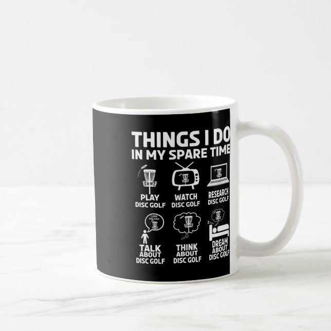 Lustiger Disc-Golf-Witz mit Disc Golf Tr Kaffeetasse (Rechts)
