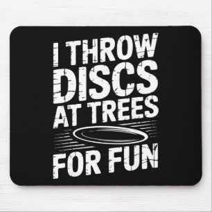 Lustiger Discgolfplatz  Mousepad