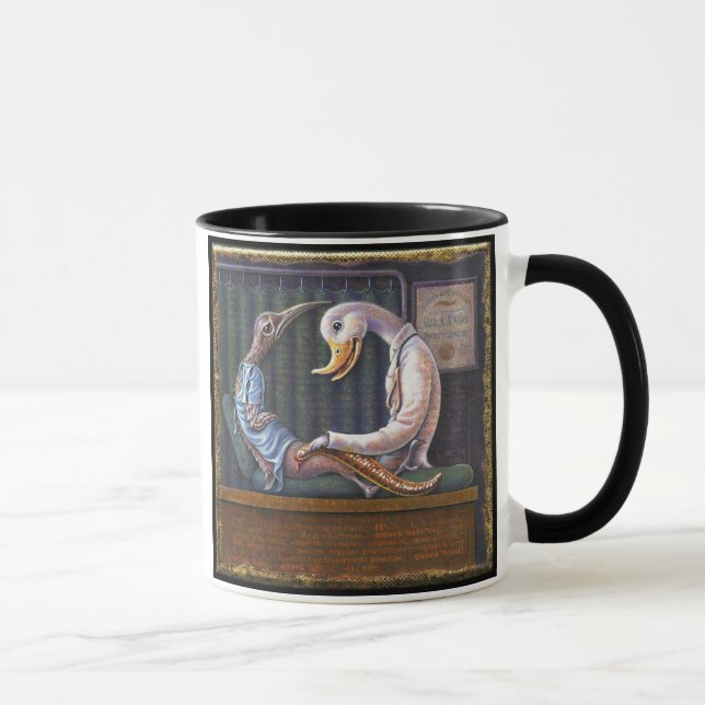 Lustiger Doktor Mug, Quacksalver Tasse (Rechts)