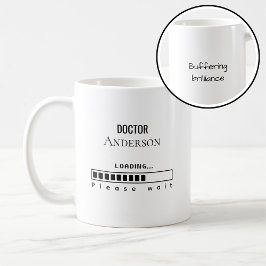 Lustiger Doktortitel-Abschluss Doktor Name wird ge Kaffeetasse