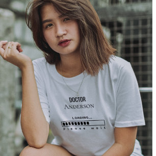 Lustiger Doktortitel-Abschluss Doktor Name wird ge T-Shirt