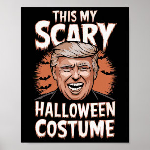 Lustiger Donald Trump Das ist mein gruseliger Hall Poster