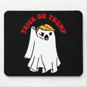Lustiger Donald Trump Geist Kampf Faust Trick Or T Mousepad