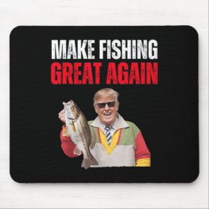 Lustiger Donald Trump macht Angeln wieder großarti Mousepad