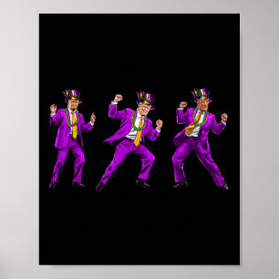 Lustiger Donald Trump macht Mardi Gras wieder groß Poster