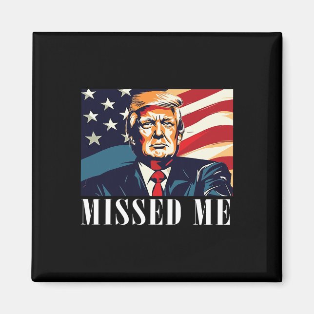 Lustiger Donald Trump  Magnet (Vorne)