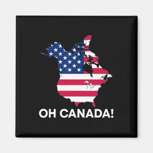 Lustiger Donald Trump Oh Kanada 51. Staat USA Amer Magnet