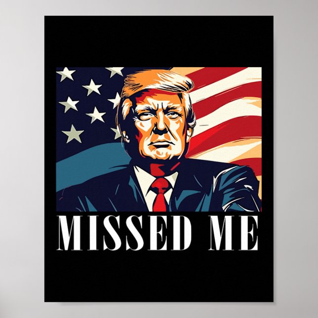 Lustiger Donald Trump  Poster (Vorne)