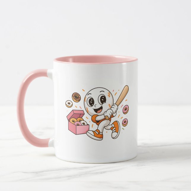 Lustiger Donut  Tasse (Links)