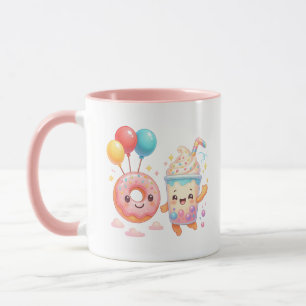 Lustiger Donut Tasse