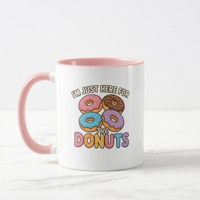 Lustiger Donut  Tasse (Links)
