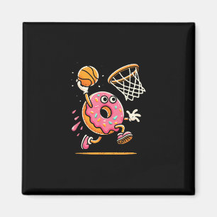 Lustiger Donut-Tauch-Sketll-Essensmeister-Sport-Do Magnet